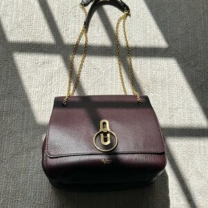 Mulberry Satchel- Color is Oxblood